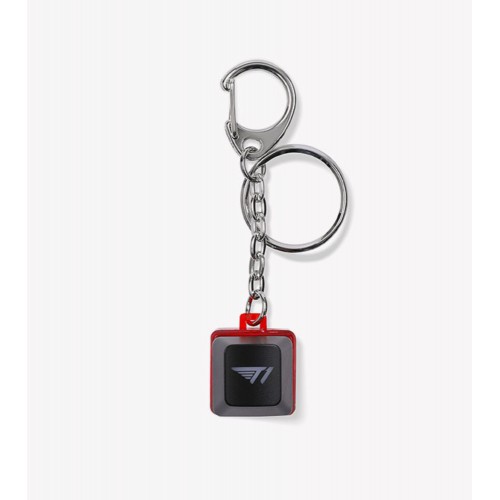 T1 Logo LED Keycap keychain